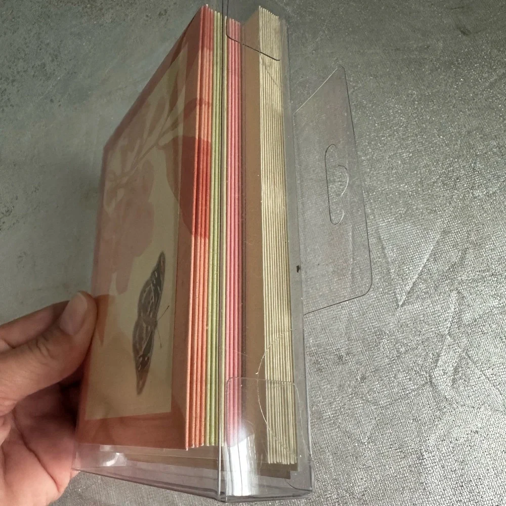 New 12 cards (3 designs) + 12 matching envelopes & seats.